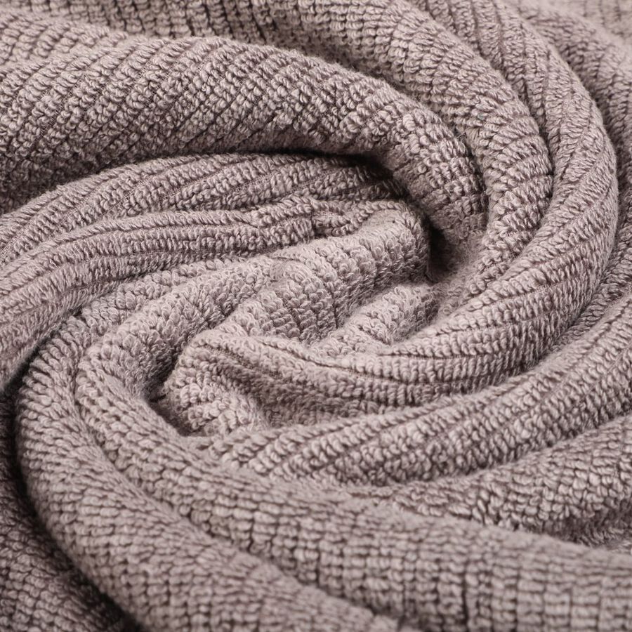 370 GSM Grey Cotton Bath Towel, , large