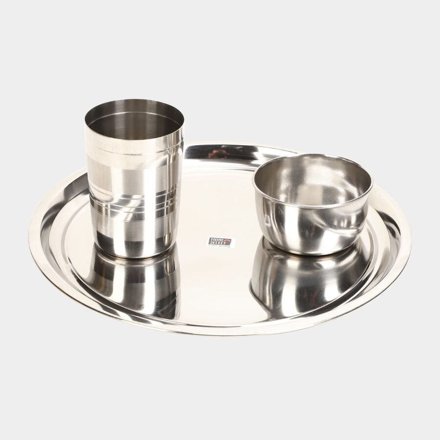 3 Pcs. Steel Meal Set, , large image number null