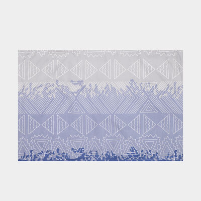Blue Polyester Pillow Cover