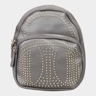 Kid's Grey Polyurethane Bag, , small image number null