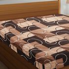 95 GSM Brown Microfiber Double Bedsheet, , small image number null