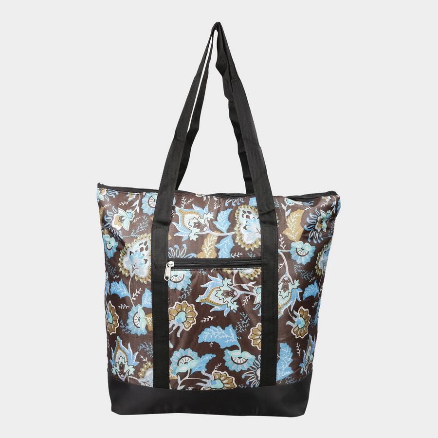 Brown Fabric-Polyester Bag, , large image number null