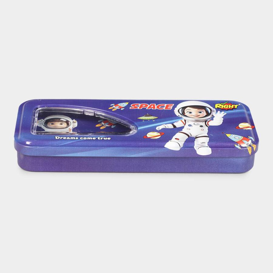 Kid's Space Metal Pencil Box, , large