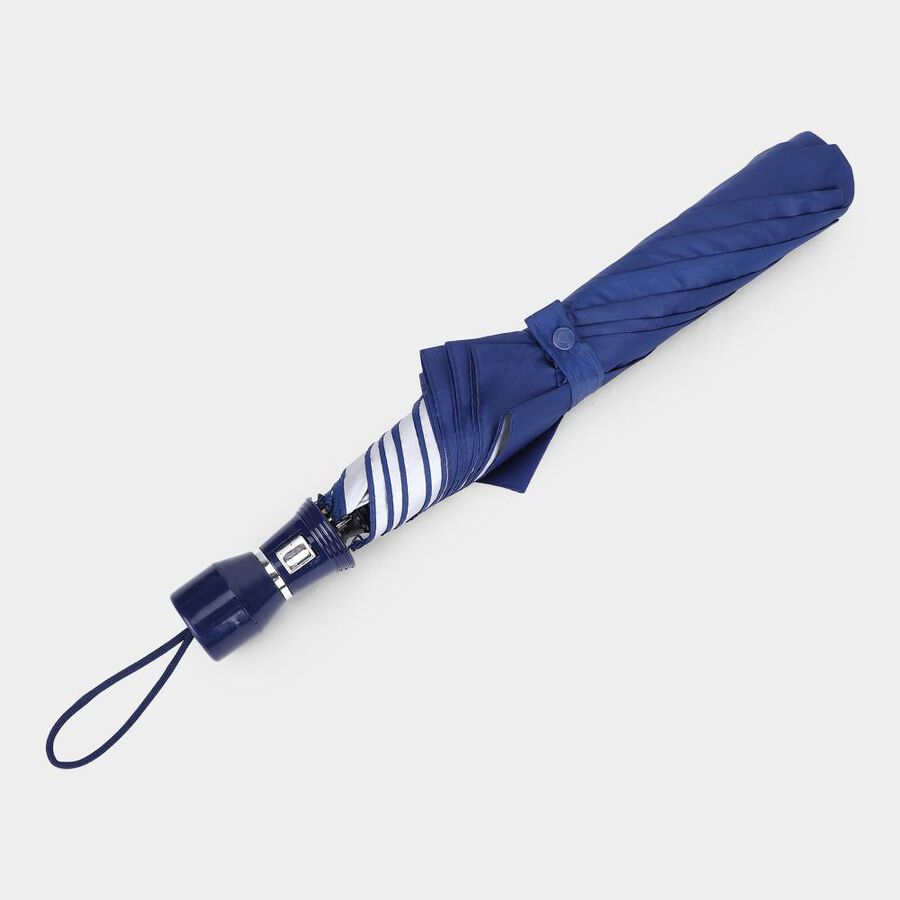 Navy Blue Polyester Men's Umbrella, , large