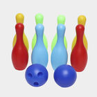 Bowling Set With 8 Pins And 2 Balls - Colour/Design May Vary, , small image number null