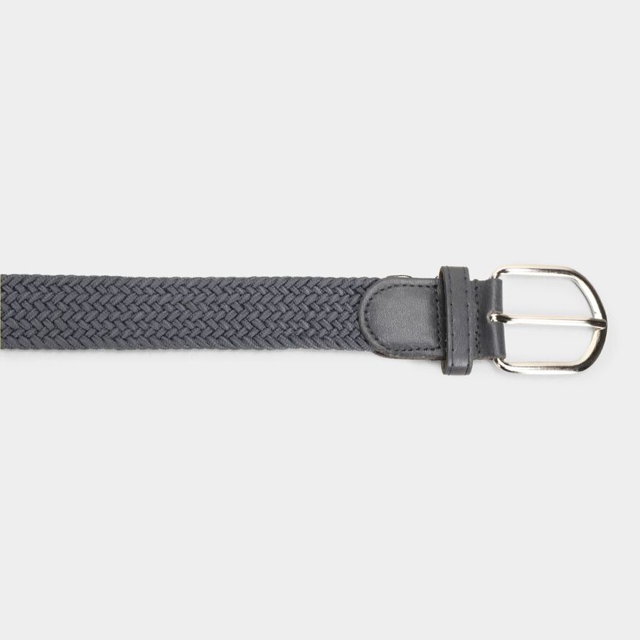 Women's Grey Nylon And Polyester Belt, , large image number null