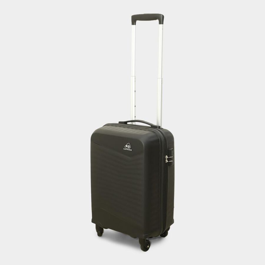 4-Wheel Black PVC Matee Hard Case Trolley, Small + Medium, , large image number null