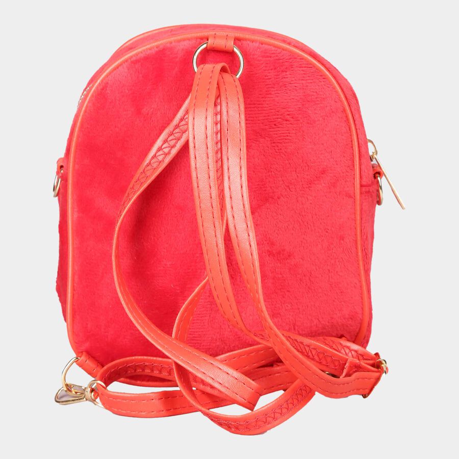 Kid's Red Polyurethane Bag, , large image number null