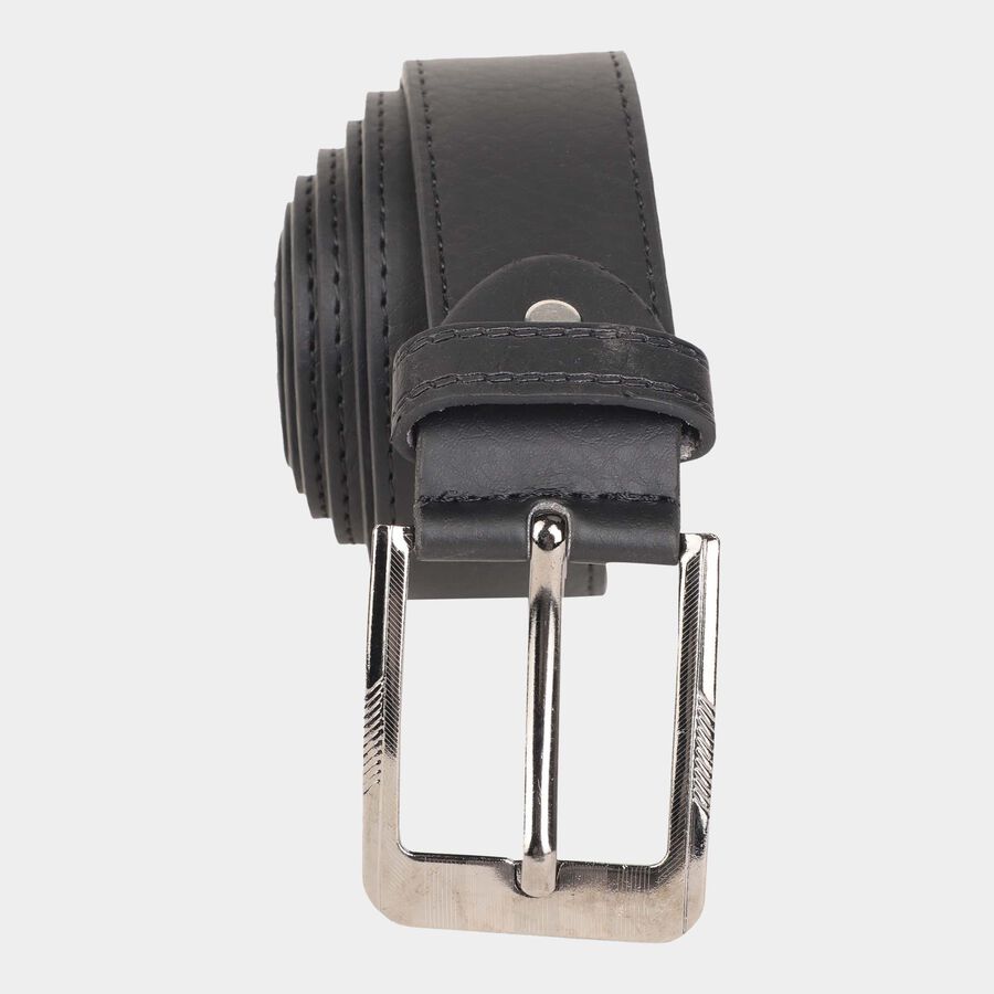 Men's Polyurethane Casual Belt, Size 36, Smooth/Plain, , large image number null