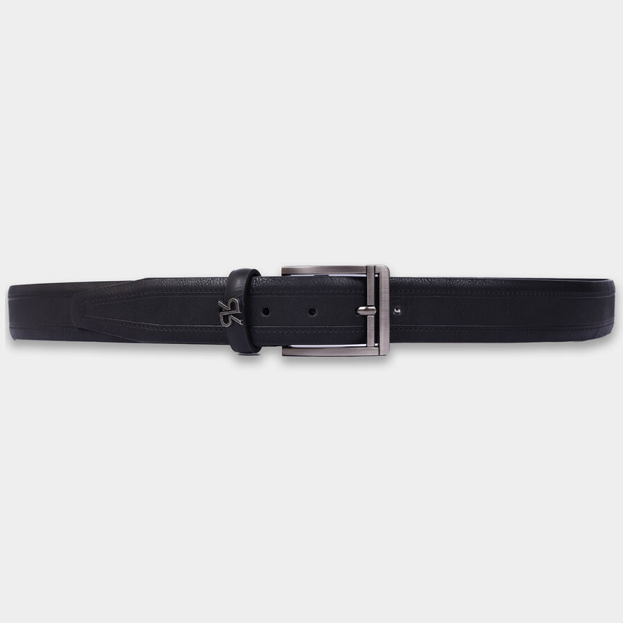 Men Casual Black Belt (40 in.), , large image number null