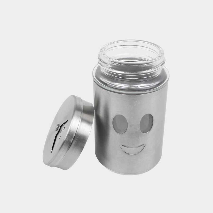 Glass And Steel Salt Shaker, , large image number null