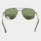 Men's Metal Gradient Square Sunglasses, , small image number null