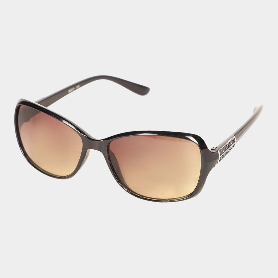 Women's Metal Rectangle Sunglasses, , large image number null