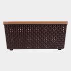 Brown Plastic Basket, , small image number null