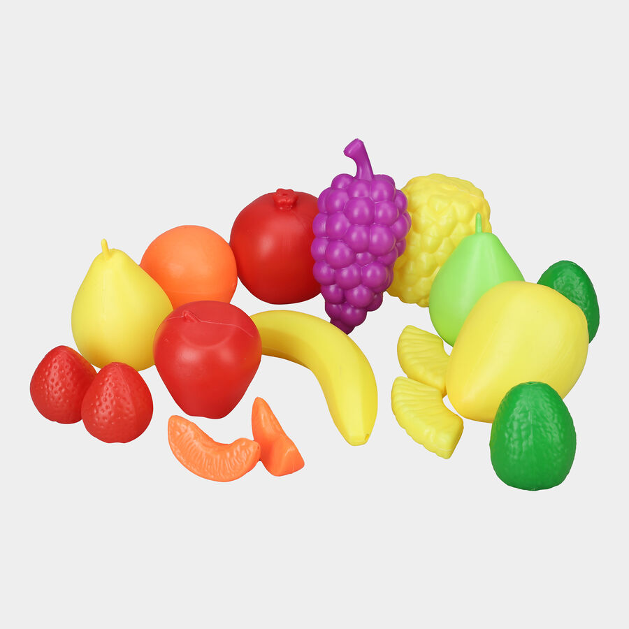 Plastic Fruit Set of 18, , large image number null