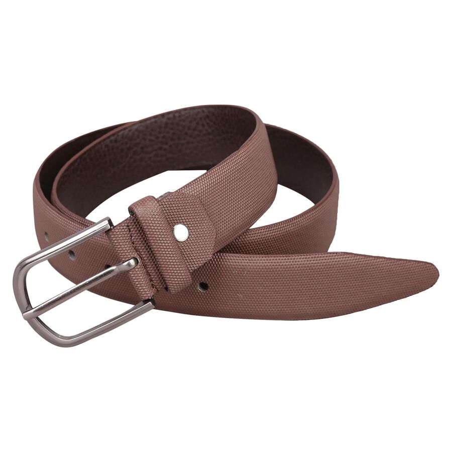 Men PU Brown Belt - 36 Inches, , large image number null
