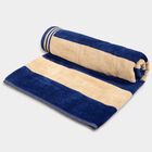 370 GSM Blue Cotton Bath Towel, , small