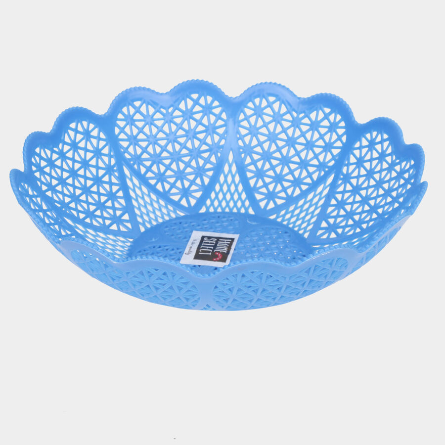 Blue Plastic Basket, , large image number null