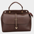 Women's Brown Polyurethane Tote Bag, , small image number null