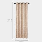 7ft. Brown Polyester Curtain, , small