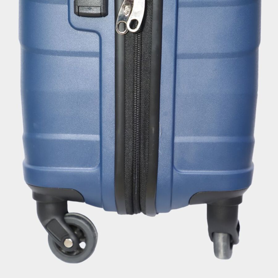 4-Wheel Dark Blue PVC Matee Hard Case Trolley, Small, , large image number null