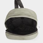 Women's Grey Pu Backpack, , small image number null