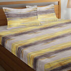 120 GSM Multicolour Polyester Double Bedsheet, , small image number null