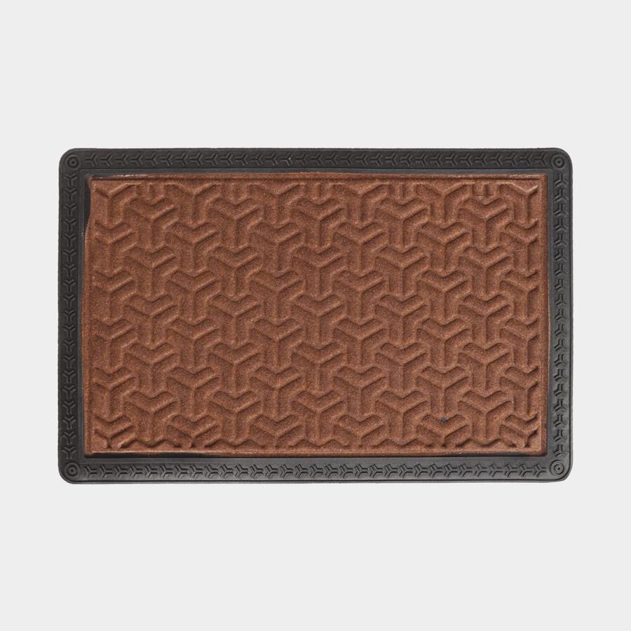 Brown Rubber Rug, , large image number null
