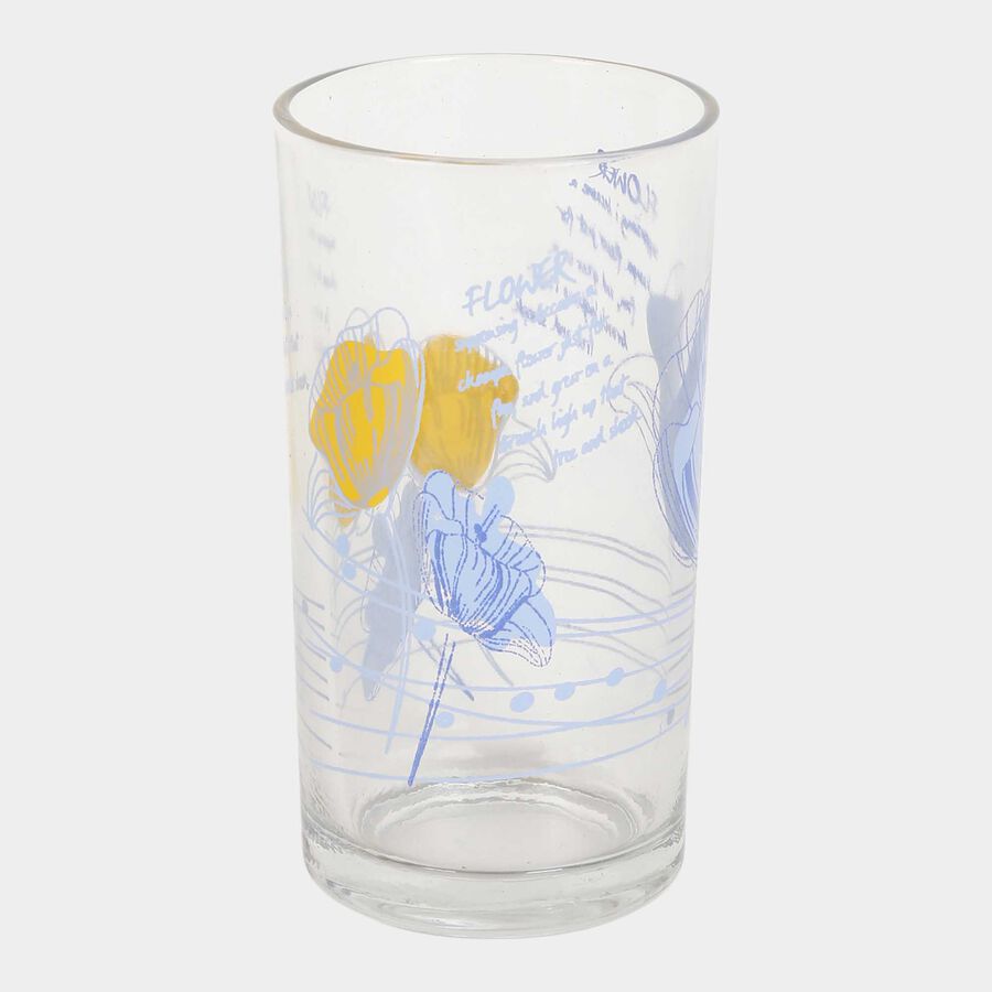 Printed Round Glass Set Of 6 Tumbler, , large image number null