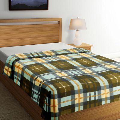 Blue Microfiber Blanket
