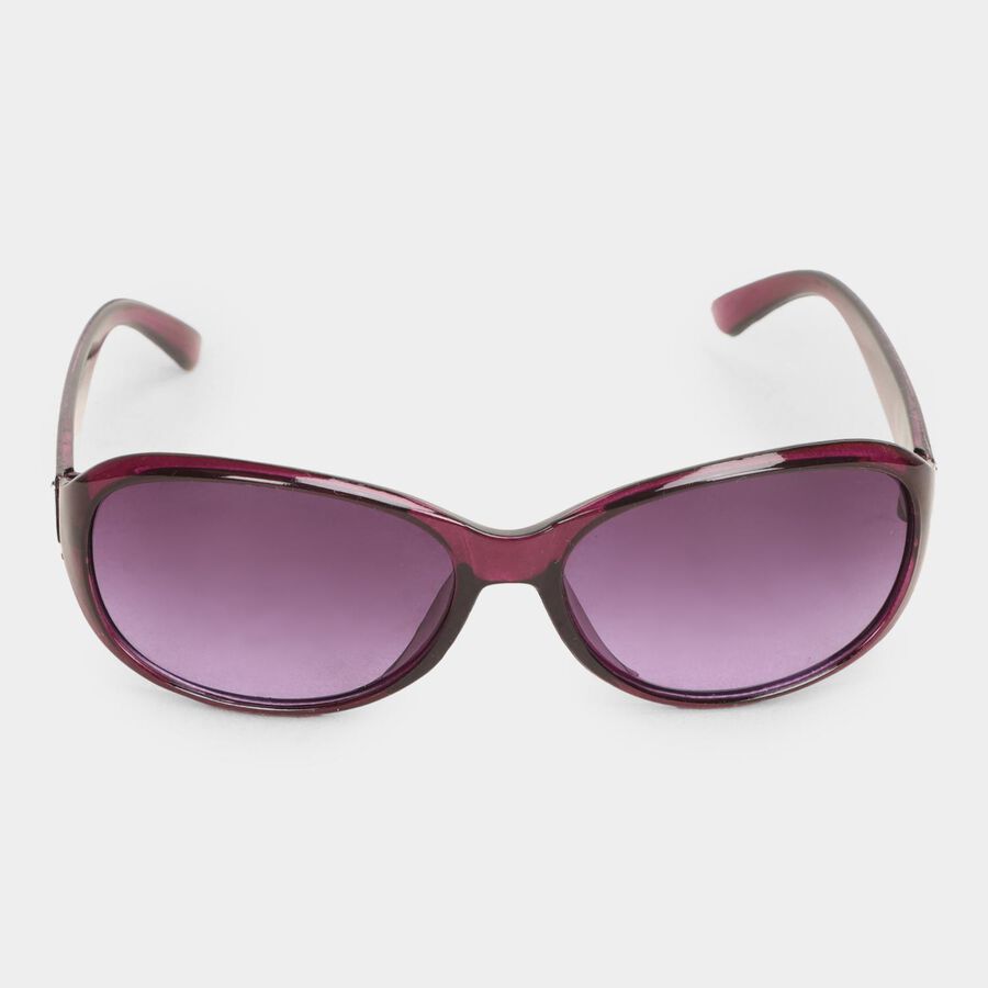 Women's Plastic Gradient Round Sunglasses, , large image number null