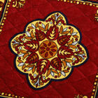 Maroon Polyester Pooja Mat, , small image number null