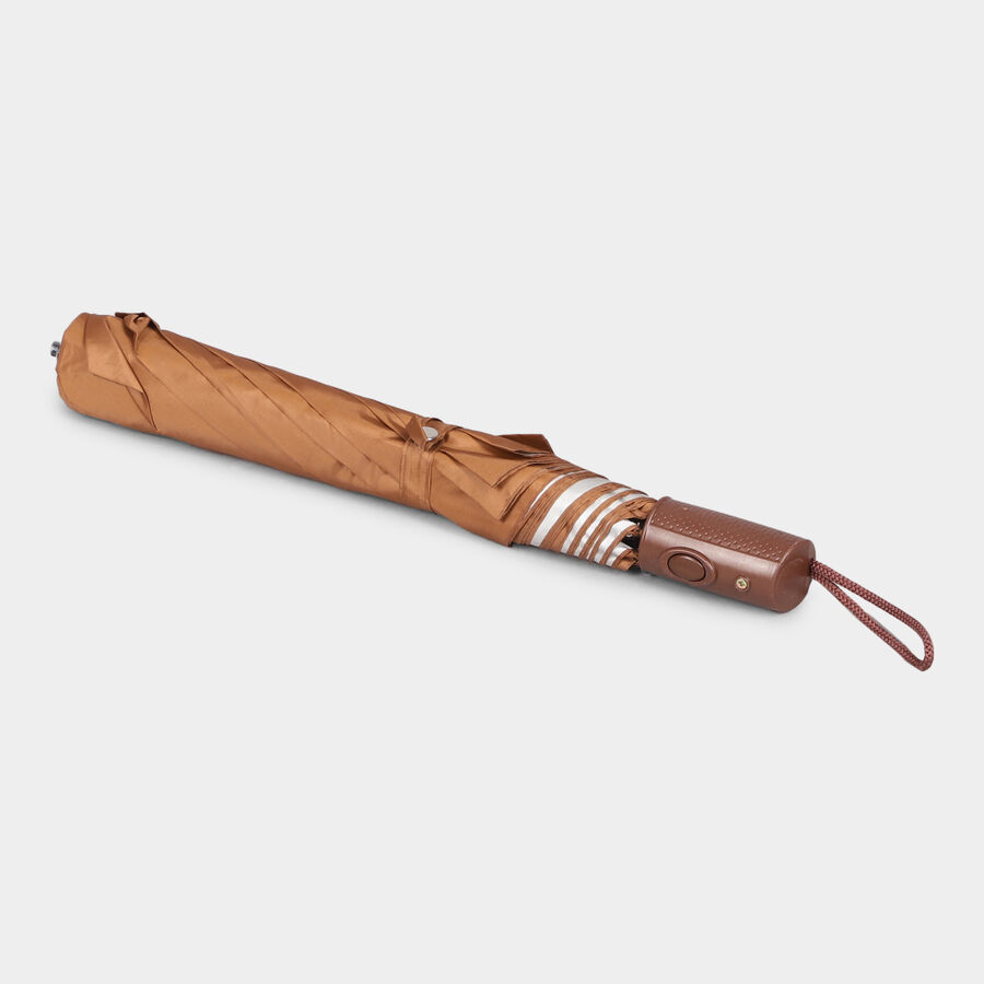 Brown Waterproof Cloth Umbrella, , large image number null