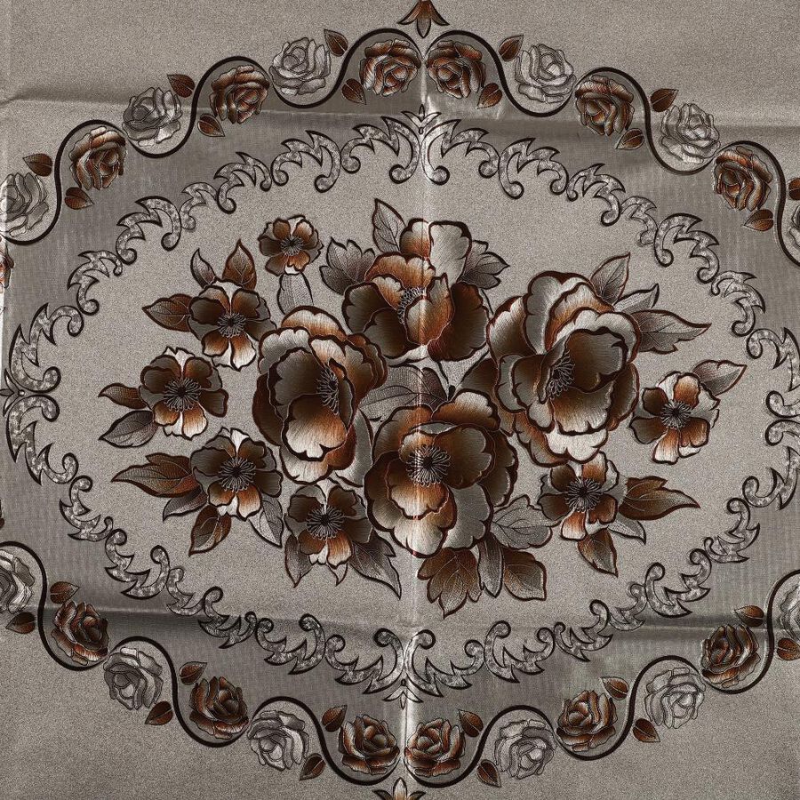 Beige PVC Center Tablecover, , large image number null