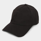 Black Men's Cotton Cap, , small image number null