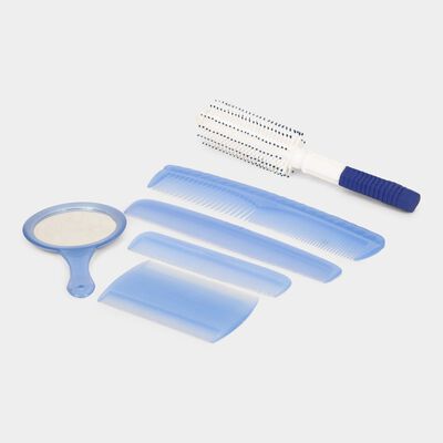 मिरर के साथ 5 कंघियों का सेट