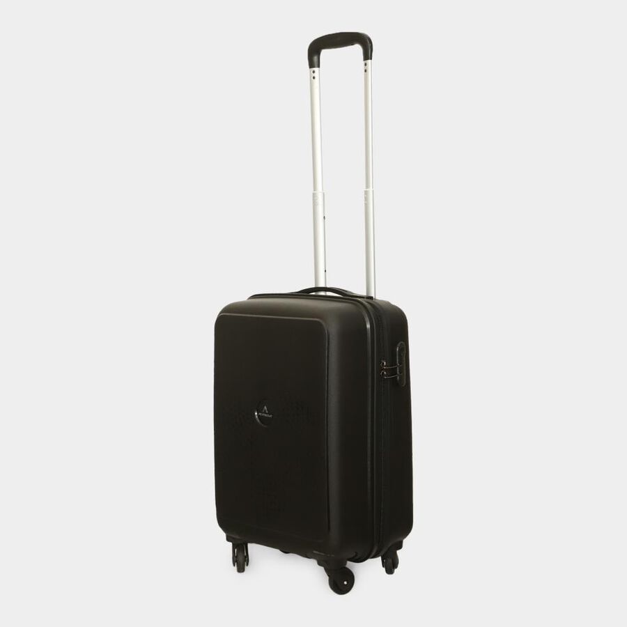 4-Wheel Black Polycarbonate Hard Case Trolley, Small, , large image number null