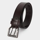 Men's Polyurethane Brown PU Belt, , small