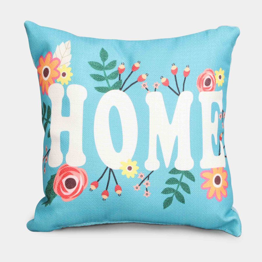 Aqua Microfiber Cushion, , large image number null