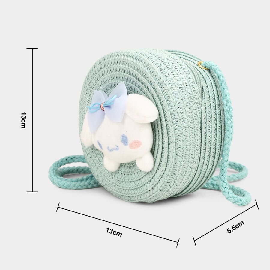 Women's Colour Block Plastic Sling Bag, , large image number null