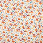 Orange Microfiber Single Bedsheet, , small image number null