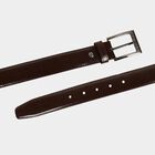 Men's Brown Polyurethane Formal Belt, , small