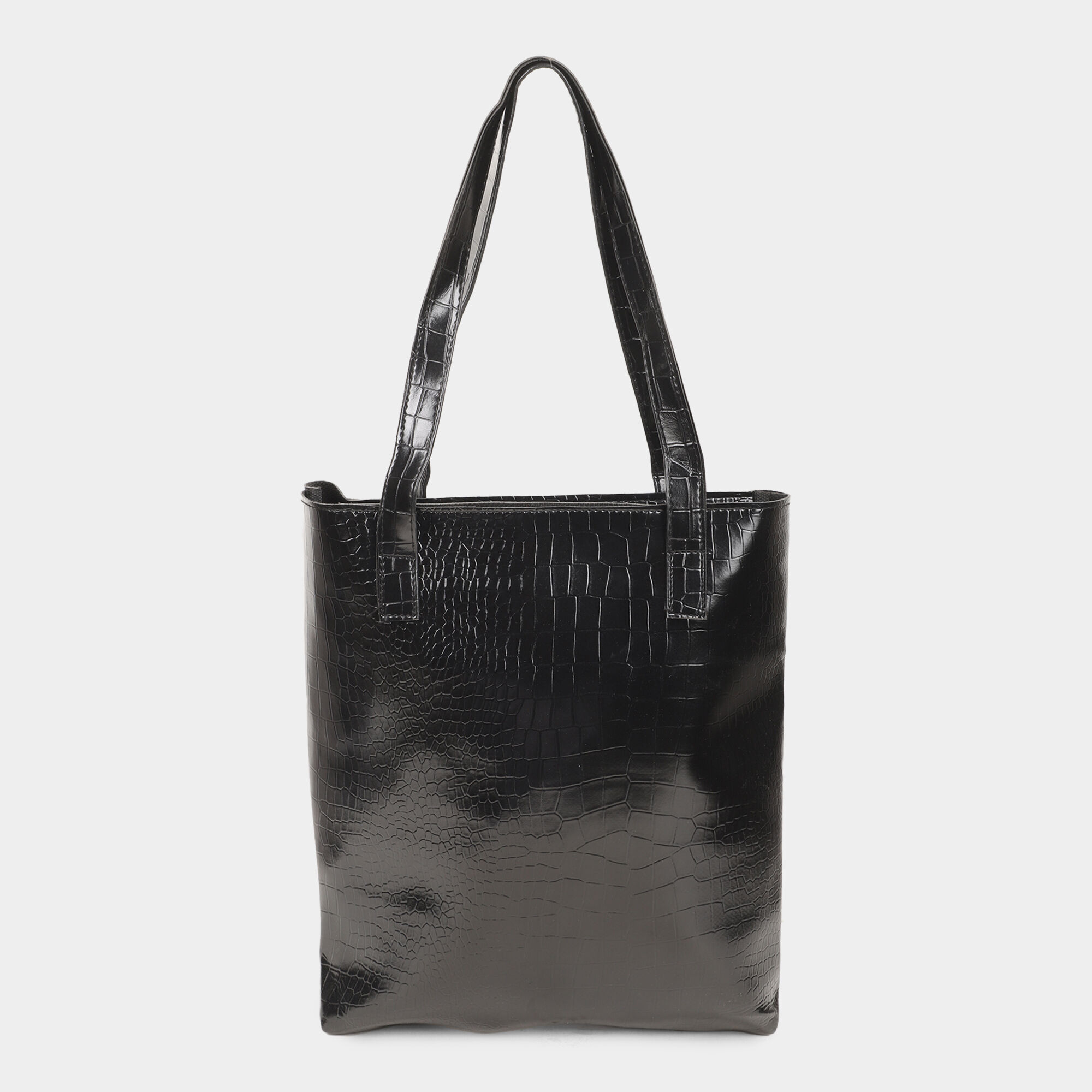 Brink                         Women's Black Polyurethane Tote Bag