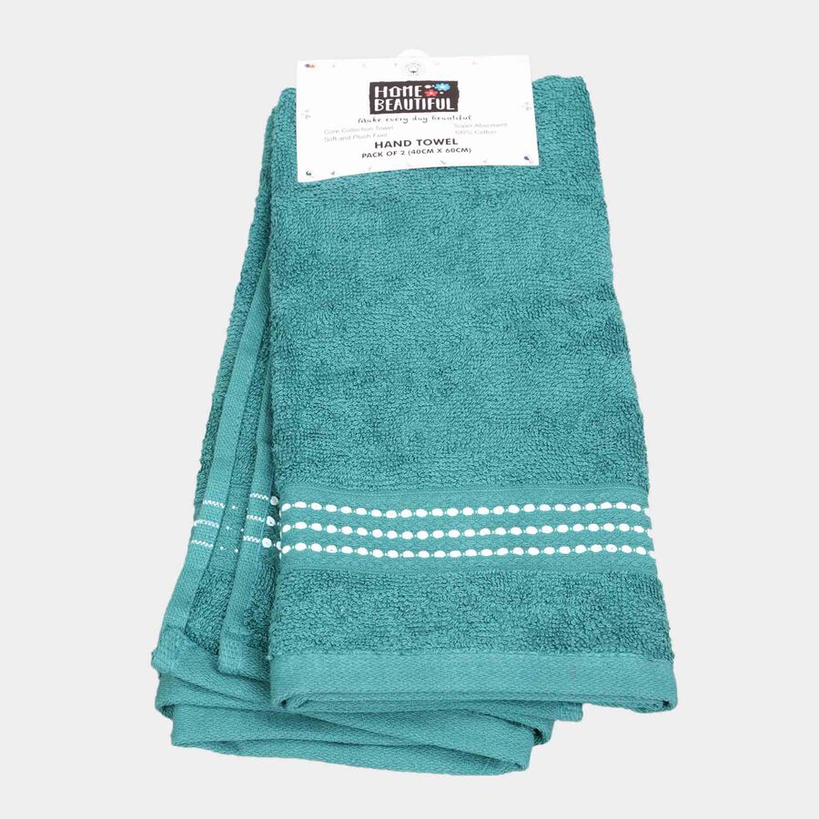380 GSM Teal Blue Cotton Hand Towel, , large image number null