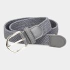 Women's Grey Nylon And Polyester Belt, , small image number null