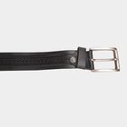 Men's BlackLeather Casual Belt, , small