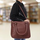 Women's Cherry Polyurethane Hand Bag, , small image number null