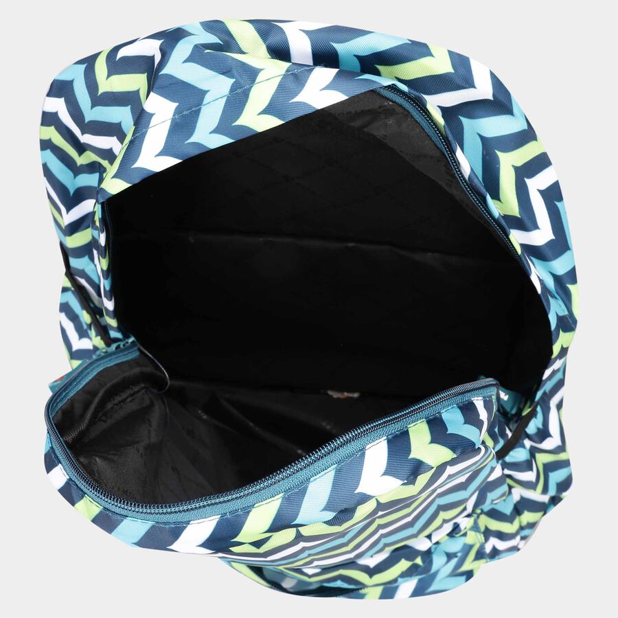 Women's Printed Fabric Backpack, , large image number null
