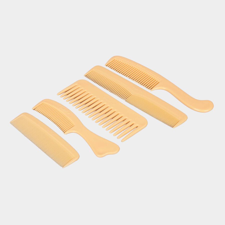 Plastic Hair Comb, Set of 5, , large image number null