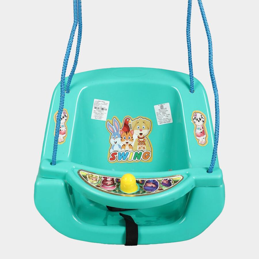 Green Plastic Baby Swing, , large image number null